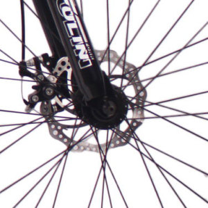 26英寸21速山地自行车铝合金车架铝合金可锁死避震前叉液压碟刹山地车