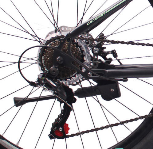 26英寸21速山地自行车钢质车架钢质前叉液压碟刹山地车2018新款