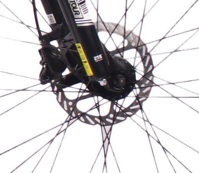 27.5英寸27速山地车自行车铝合金车架铝合金可锁死避震前叉液压碟刹山地车