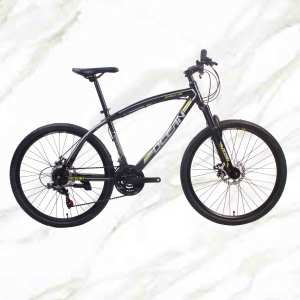High Cost Cheap Price Mountain Bike 26" Steel Frame Steel Fork 21sp Double Disc Brake MTB For Sale