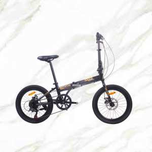 20 inch Alloy frame and Steel fork 7 speed double disc brake folding bicycle OC-17F20018A08