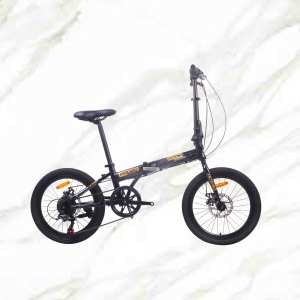 20 inch Alloy frame and Steel fork 7 speed double disc brake folding bicycle OC-17F20018A08