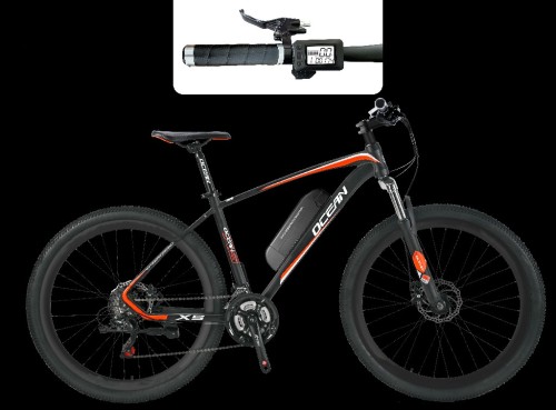 29 inch 36V 350W/48V 500W Mountain e-bike brushless hub motor lithium battery Chinese OC-20M29E002