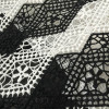 two tones guipure lace fabric