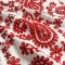 Paisley embroidered fabric
