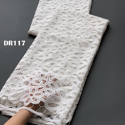 white cord lace fabric