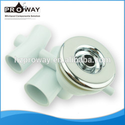 Métrica de chorro de agua de la bañera de montaje D65.5mm cubierta de 6 mm de espesor piezas Jet hidromasaje bomba de la bañera