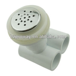 Masaje jacuzzi magia Jet ABS cubierta y Brass medio portátil bañera Jets