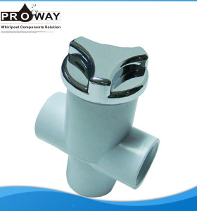 3-way bañera válvulas de PVC accesorios de Control de flujo de agua de la válvula