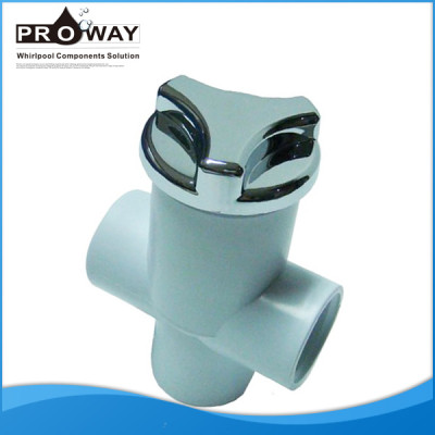 3-way bañera válvulas de PVC accesorios de Control de flujo de agua de la válvula