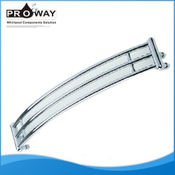 Plástico 410 x 25 mm piezas de baño de interior sostenedor de la toalla