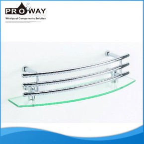 Abs cromado M5 accesorios de estantes para pequeño cuarto de baño