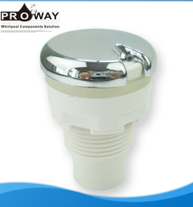 Bañera de aire de botón ABS diámetro de la tapa de 46 mm Whirlpool accesorios