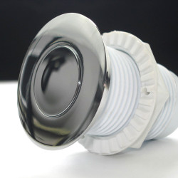 3 MM OD bañera de masaje de aire interruptor de botón plano ABS delantero
