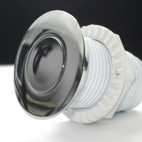 3 MM OD bañera de masaje de aire interruptor de botón plano ABS delantero