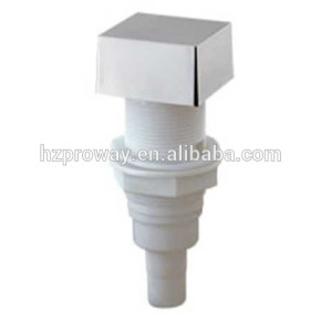 Brillante cuadrado de Control de aire bañera accesorios para 1/2 " tubo de agua