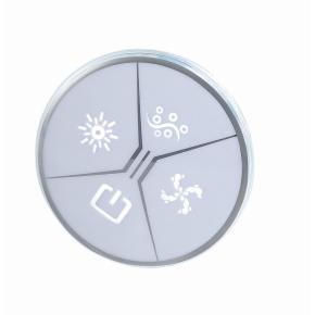 Fácil de diseño de masajes Spa bañera de Control de luz para de hidromasaje de burbujas