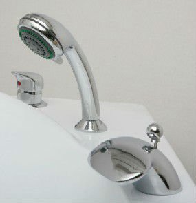 Hidromasaje grifo Spa mezclador para el baño bañera con caño de latón ducha de mano