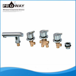 Whirlpool Bath - mezclador del tubo de salida de agua de la bañera establecer grifo para baño caliente mezcla de agua fría