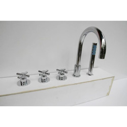 Hidromasaje grifo con ducha de mano bañera Aqua agua del grifo ajustar Spa accesorios