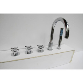 Hidromasaje grifo con ducha de mano bañera Aqua agua del grifo ajustar Spa accesorios