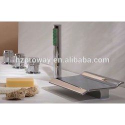 Baño mezclador de bañera cascada grifo del cuarto de baño grifo de la parte