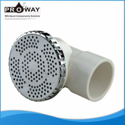 Piscina de hidromasaje bañera de retorno de agua cubierta ABS 90 mm de succión