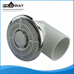 Bañera de componentes de cromo chapado en piscina de hidromasaje bañera PVC de succión