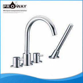 Whirlpool accesorios grifo de la ducha agujeros del tubo de salida masaje mezclador de la bañera