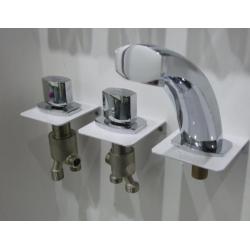 Bañera de hidromasaje jacuzzi hidromasaje tubo de salida de baño grifo mezclador