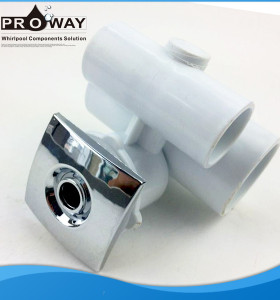 41 mm * 41 mm blanco PVC Body Tub Parts profesional de chorro de agua
