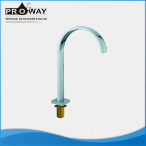 Bañera de cobre amarillo del grifo piscina de hidromasaje bañera del fregadero grifo de cromo