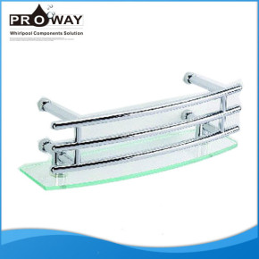 Bajo precio ABS partes de ducha 182 x 45 mm barra de toalla