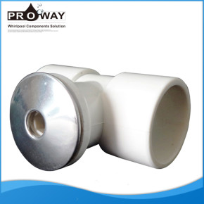 Ss frente PVC D40mm bañera manguera de piezas de la boquilla de chorro de agua