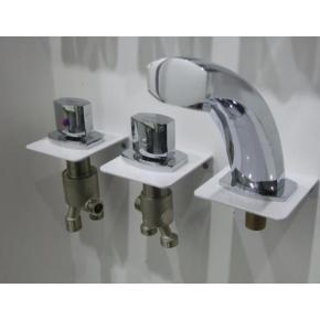 Whirlpool Componet Spa ducha 4 agujeros grifo de la bañera mezclador
