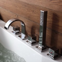 Baño bañera Spa flexión grifo de hidromasaje caño