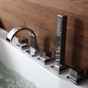 Baño bañera Spa flexión grifo de hidromasaje caño