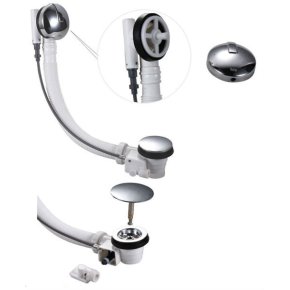 65 mm con pequeño Plug perilla de Control de la bañera escurridor