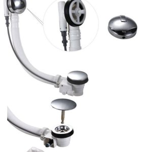 65 mm con pequeño Plug perilla de Control de la bañera escurridor