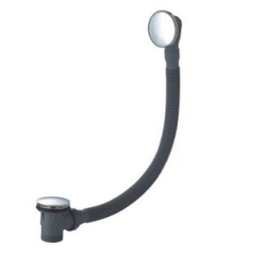 75 cm de latón con enchufe grande y perilla de Control de empuje de la bañera escurridor