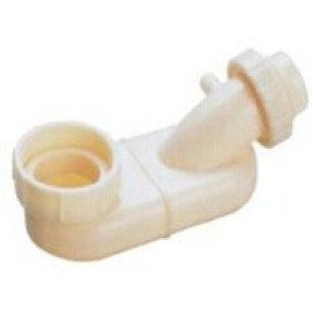 Abs blanco de plástico para residuos tubo acodado