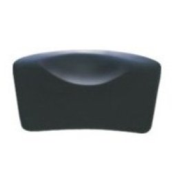 De color gris oscuro almohada de baño