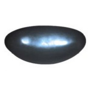 Cuarto de baño de color gris oscuro de apoyo para la cabeza almohada