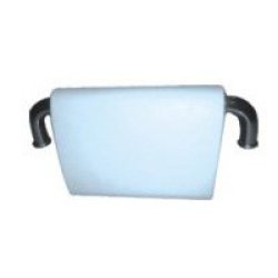 Alta calidad blanco almohada de baño bañera