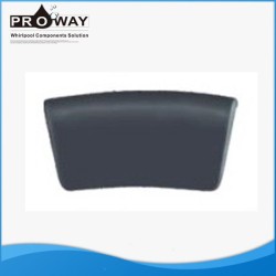 Rectángulo negro almohada de baño Spa bañera de hidromasaje bañera almohada