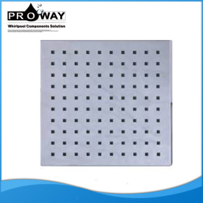 Cuadrada cromo ABS dimensión 180 x 180 mm cabeza de ducha de mano