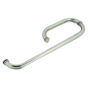 Tamaño : 360 x 185 mm, 400 x 200 mm, 425 x 225 mm deslizamiento de ducha cristal tiradores de las puertas