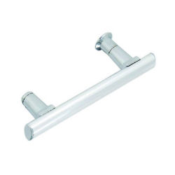 Modern barato de acero inoxidable puerta corrediza de vidrio palanca de los titulares de