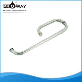 Tamaño : 360 x 185 mm, 400 x 200 mm, 425 x 225 mm deslizamiento de ducha cristal palanca de la puerta manijas