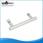 Perillas de acero inoxidable deslizamiento de ducha cristal moderno cuarto de baño tiradores de las puertas